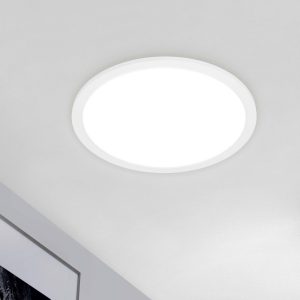 Piatto CCT LED-panel, fjernbetjening, rundt, hvidt