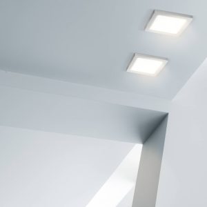 Selesto LED-panel, kvadratisk, kan dæmpes, hvidt