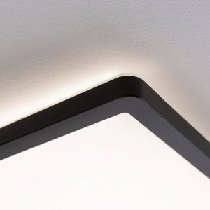 Paulmann Atria Shine LED-panel 42x42 cm sort