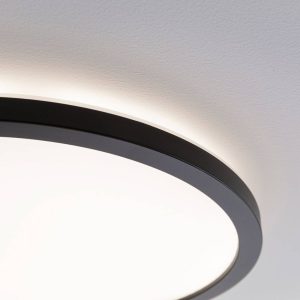 Paulmann Atria Shine LED-panel Ø 19 cm sort