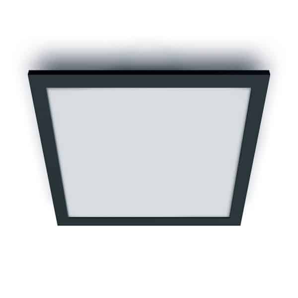 WiZ Panel LED-loftlampe, sort, 60x60 cm
