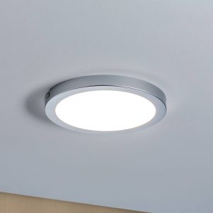 Paulmann Abia LED-loftlampe Ø 22 cm, krom