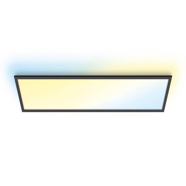 WiZ Panel LED-loftlampe, firkantet, sort