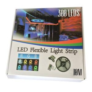 RGB LED strips i varm hvid - 10 meter - Kompelt sæt - Easylight.dk