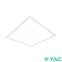 V-TAC LED-panel 60x60 cm, 4000K, 36W, 3820lm, CRI80, hvid kant