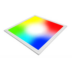 60x60 RGB+CCT LED panel - 36W, hvid kant - Kulør : RGB + CCT (Varm til Kold Hvid)