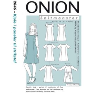 ONION Snitmønster 2046 Kjole I Paneler Str. XS-XL