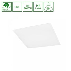 Algine Panel bagbelyst 25W/40W/45W - CCT 230V 120Â° IP20 UGR19 620x620x34mm hvid - Dæmpbar : Ikke dæmpbar, Kulør : CCT (Varm til Kold Hvid)