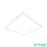 V-TAC LED-panel 60x60 cm, 4000K, 36W, 3820lm, CRI80, hvid kant (restsalg)