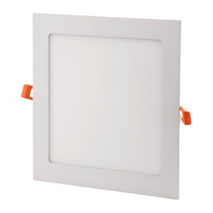 18W LED indbygningspanel - Hul: 20,1 x 20,1 cm, Mål: 22 x 22 cm, 230V - Dæmpbar : Ikke dæmpbar, Kulør : Varm