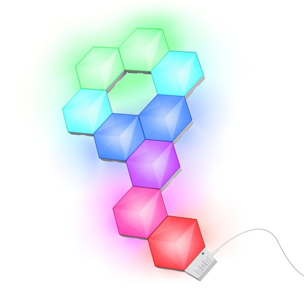 TRUST GXT902 VYBZ RGB HEXAGON LYS PANEL