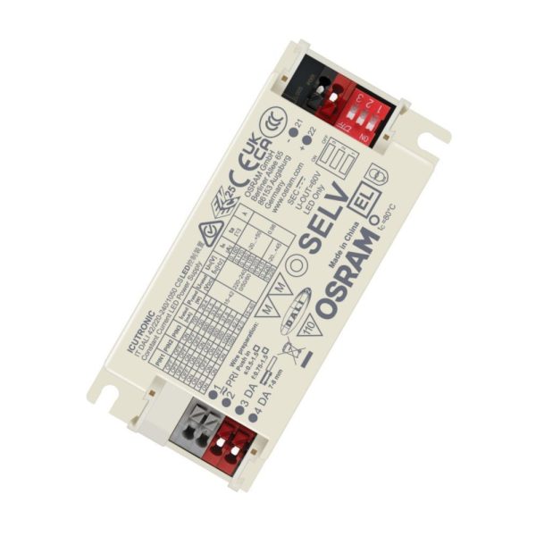 Osram 44W DALI dæmpbar driver til LED panel - Med DALI interface, 15-42V, 700-1050mA - Dæmpbar : DALI dæmpbar