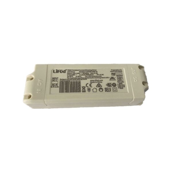 TRIAC dæmpbar driver - 40W, til LED panel - Dæmpbar : Dæmpbar