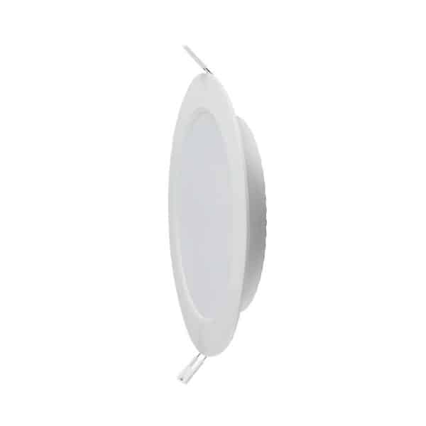 12W Nedsænket Panel - Bagbelyst, Samsung Chip, 4000K, Rund - Kulør : Neutral