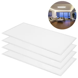 LED Panel 60x120 - 4-Pak - 4000K - 8640lm - 46W - GLOW - UGR19 - Hvid