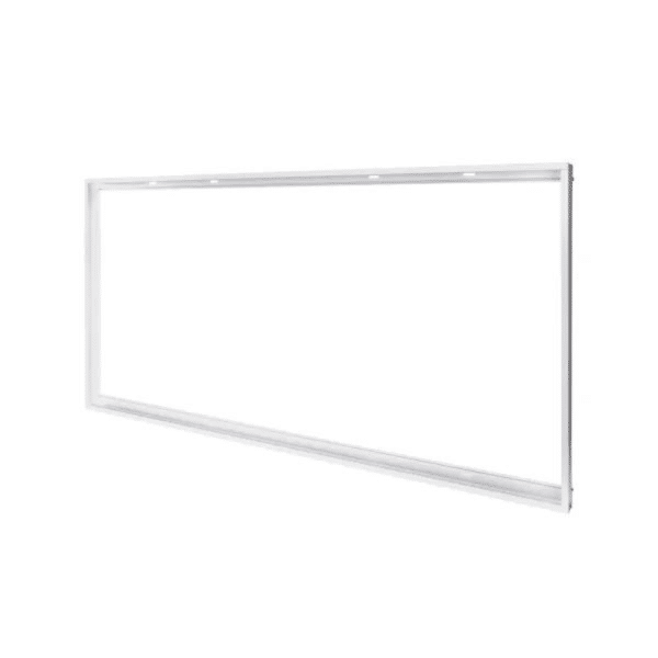Påbygningsramme til LED Panel 60x120 - 44mm - Hvid
