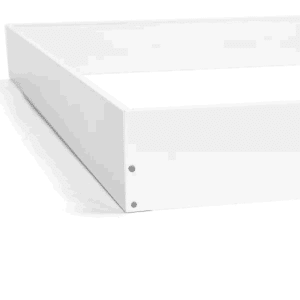 Påbygningsramme til LED Panel 60x60 - 68mm - Til Back-Lit - Hvid