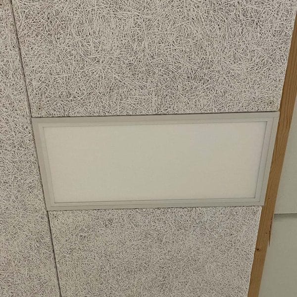 Troldtektramme til LED Panel 30x60 - 25mm - Perfect Fit - Hvid