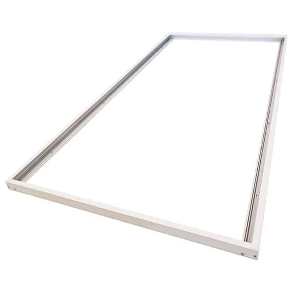 Troldtektramme til LED Panel 60x120 - 25mm - Perfect Fit - Hvid