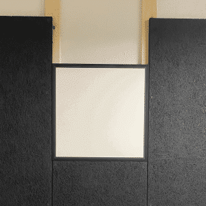 Troldtektramme til LED Panel 60x60 - 25mm - Perfect Fit - Sort