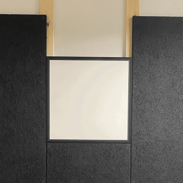 Troldtektramme til LED Panel 60x60 - 25mm - Perfect Fit - Sort