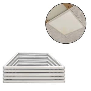 Troldtektramme til LED Panel 60x60 - 5-Pak - 25mm - Perfect Fit - Hvid