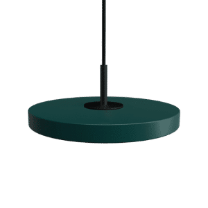 Umage Asteria Micro Pendel Med Lysdæmper Forest Green/Sort Top