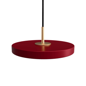 Umage Asteria Micro Pendel Ruby Red/Stål Top