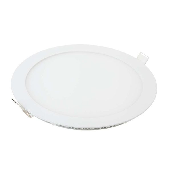 12W LED Premium Panel - 6400K, Rund - Kulør : Kold