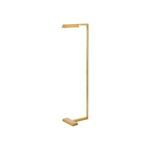Dessau 46" Floor Lamp Natural Brass