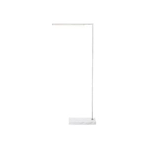 Klee 43" Floor Lamp Polished Nickel/Marble