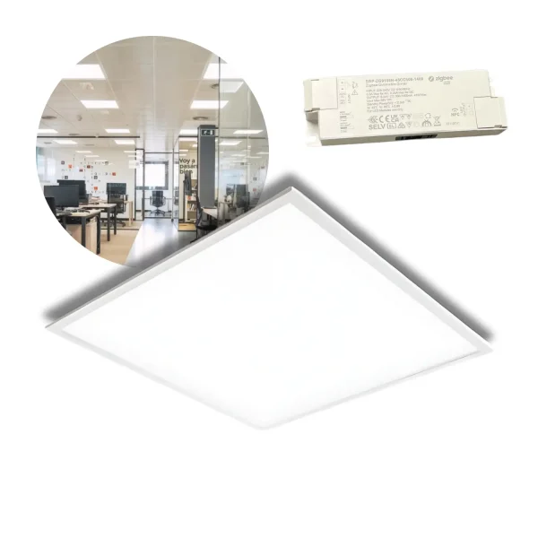 LED Panel 60x60 - 4000K - 4320lm - 36W - NELIO G2 - Zigbee - Hvid
