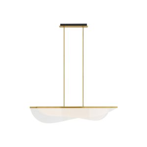 Nyra 60" Linear Plated Brass