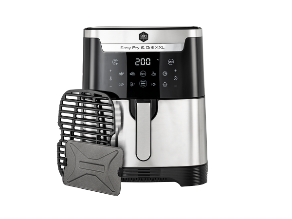 OBH Nordica Easy Fry & Grill XXL 2in1 Rustfrit Stål Air fryer AG801DS0