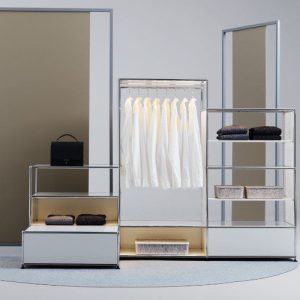 USM Haller Model Eks 102 Wardrobe - 33 - Anthracit