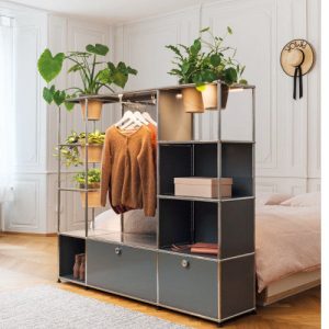USM Haller Model Eks 103 Wardrobe - 33 - Anthracit