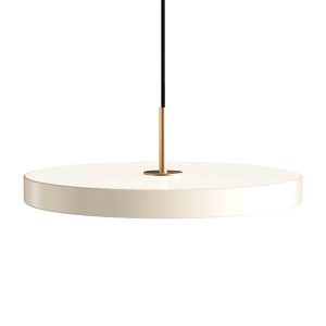 Umage Asteria medium pendel - Pearl White / messing