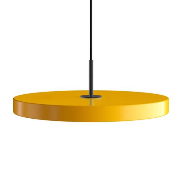 Umage Asteria pendel - Medium - Saffron Yellow / Sort