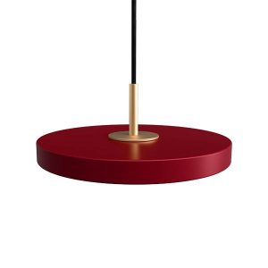 Umage Asteria pendel - Mini - Ruby red / Messing