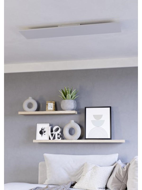 EGLO MORADILLO-Z MATTER panel 1195x295 RGB/CCT 4400lm, hvid