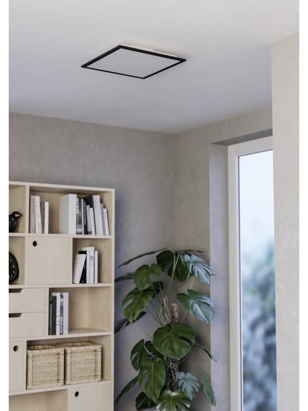 EGLO MORADILLO-Z MATTER panel 393x393 RGB/CCT 2300lm, sort