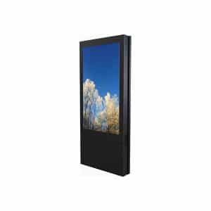 HI-ND stand - totem - for digital signage LED panel - dual sided - black 55"