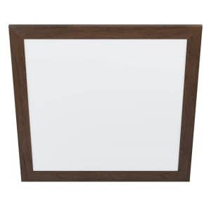 EGLO PIGLIONASSO LOFT 645X645 MØRK TRÆ/HVID