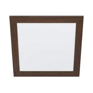 EGLO PIGLIONASSO LOFT 500X500 MØRK TRÆ/HVID